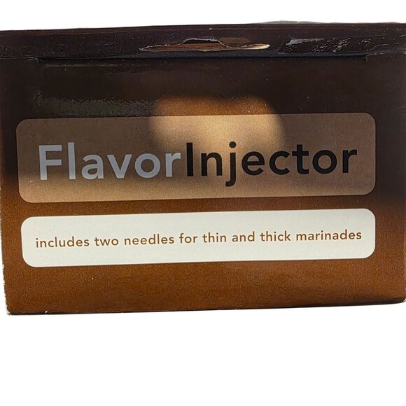 Flavor Injector With Two Needles For Thin & Thick Marinades Stainless Steel - Picture 7 of 7